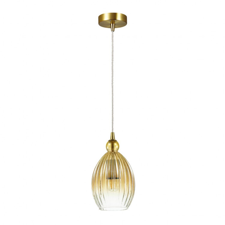 4712/1 PENDANT ODL20 355 янтарный/бронзовый Подвес E27 60W 220V STORZO