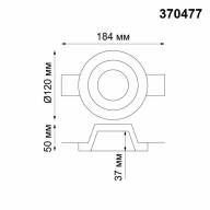 370477 SPOT NT19 154 белый Встраиваемый под покраску светильник IP20 GU10 50W 220V YESO - 370477 SPOT NT19 154 белый Встраиваемый под покраску светильник IP20 GU10 50W 220V YESO
