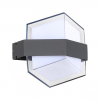 358575 STREET NT21 320 темно-серый Ландшафтный настенный светильник IP54 LED 4000K 12W 85-265V KAIMAS