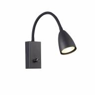 SL1014.401.01 Светильник настенный ST-Luce Черный/Черный GU10 1*3W - SL1014.401.01 Светильник настенный ST-Luce Черный/Черный GU10 1*3W
