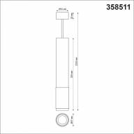 358511 OVER NT21 211 белый Светильник накладной светодиодный, провод 2м IP20 LED 4000K 12W 220V MAIS LED - 358511 OVER NT21 211 белый Светильник накладной светодиодный, провод 2м IP20 LED 4000K 12W 220V MAIS LED