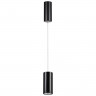 357883 OVER NT19 179 матовый черный Накладной светильник IP20 LED 3000К 7W 100-240V TUBO