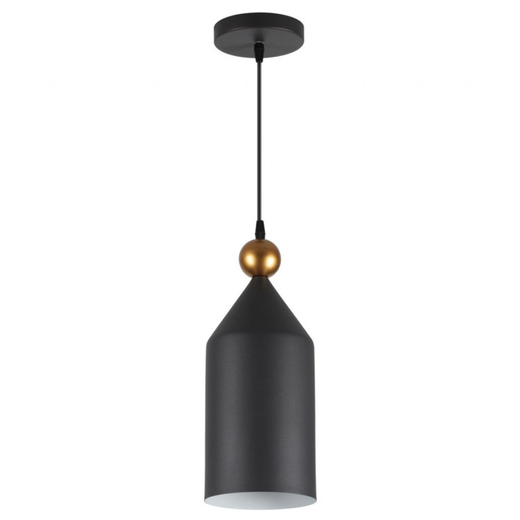 4091/1 PENDANT ODL19 359 темн.серый/золотой Подвес Е27 1*40W BOLLI