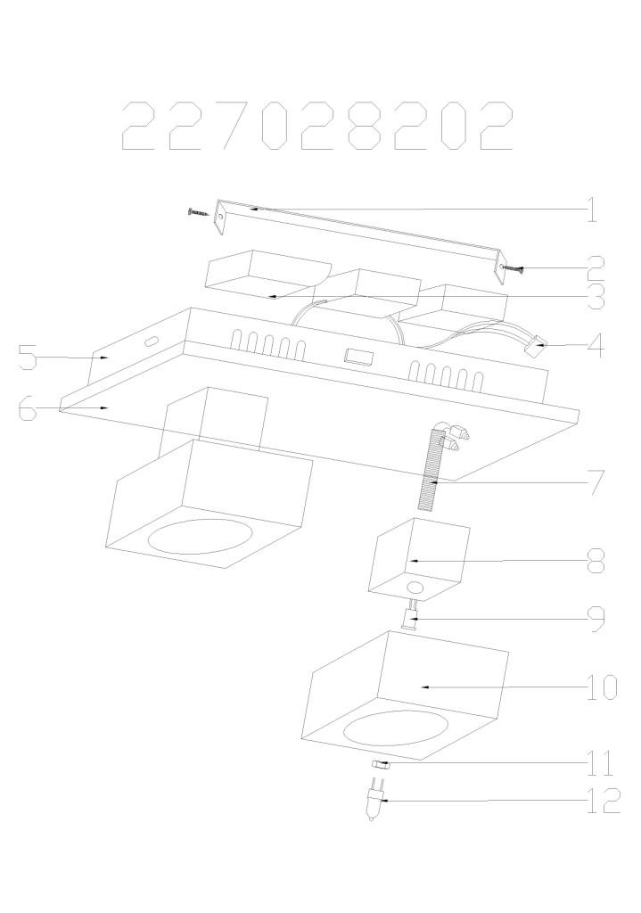 227028202 Граффити 2*20W G4 12 V LED бра