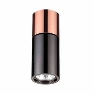3583/1C HIGHTECH ODL18 221 черный с медью Потолочн.накладной светильник IP20 GU10 1*50W 220V DUETTA - 3583/1C HIGHTECH ODL18 221 черный с медью Потолочн.накладной светильник IP20 GU10 1*50W 220V DUETTA