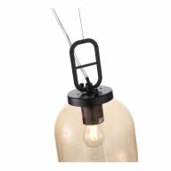 SL1050.403.01 Светильник подвесной ST-Luce Черный/Коньячный E27 1*40W - SL1050.403.01 Светильник подвесной ST-Luce Черный/Коньячный E27 1*40W
