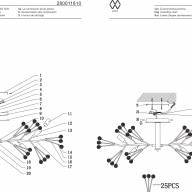 280011810 Адриатика 10*40W E14 220 V люстра - 280011810 Адриатика 10*40W E14 220 V люстра