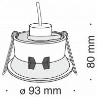 Встраиваемый светильник Technical DL028-2-01B - Встраиваемый светильник Technical DL028-2-01B
