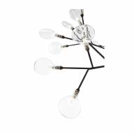 SL411.405.27 Торшер ST-Luce Черный/Прозрачный G4 27*3W - SL411.405.27 Торшер ST-Luce Черный/Прозрачный G4 27*3W