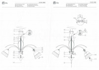 315013608 Блеск 8*60W E27 220 V люстра