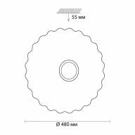 3000/EL SN 021 Светильник пластик LED 72Вт 3000-6500K D480 IP43 пульт ДУ/ LampSmart COVERA - 3000/EL SN 021 Светильник пластик LED 72Вт 3000-6500K D480 IP43 пульт ДУ/ LampSmart COVERA