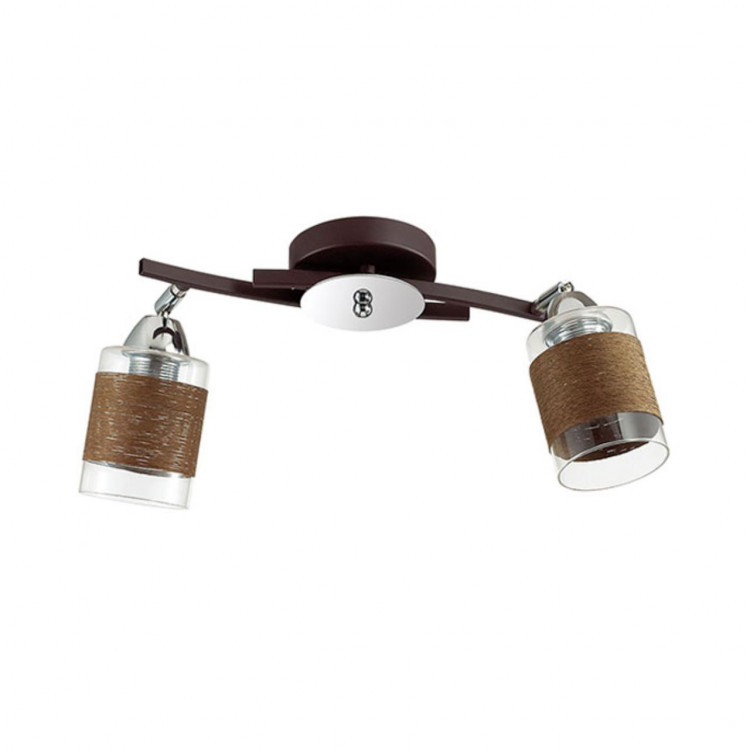 3030/2CA COMFI LN16 206 хром, кофе Люстра потолочная E27 2*60W 220V FILLA