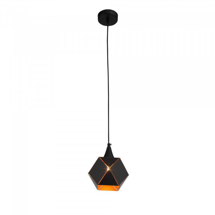 SL258.403.01 Светильник подвесной ST-Luce Черный/Черный, Золото E14 1*40W