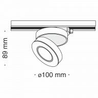 Трековый светильник Technical TR006-1-12W3K-B4K - Трековый светильник Technical TR006-1-12W3K-B4K