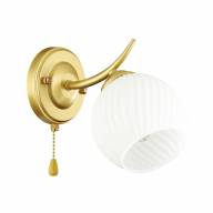 4545/1W COMFI LN21 213 матовое золото, белый Бра E27 60W 220V GISELLE - 4545/1W COMFI LN21 213 матовое золото, белый Бра E27 60W 220V GISELLE