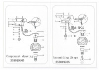358019905 Грация 5*60W E27 220 V люстра