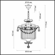 4686/3 CLASSIC ODL20 457 серебристый/хрусталь Подвес E14 3*40W 220V SHARM - 4686/3 CLASSIC ODL20 457 серебристый/хрусталь Подвес E14 3*40W 220V SHARM