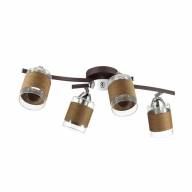 3030/4CA COMFI LN16 207 хром, кофе Люстра потолочная E27 4*60W 220V FILLA - 3030/4CA COMFI LN16 207 хром, кофе Люстра потолочная E27 4*60W 220V FILLA
