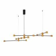 SL1596.423.22 Светильник подвесной ST-Luce Золото, Черный/Белый LED 22*3W - SL1596.423.22 Светильник подвесной ST-Luce Золото, Черный/Белый LED 22*3W