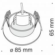 Встраиваемый светильник Technical DL027-2-01B - Встраиваемый светильник Technical DL027-2-01B