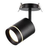 357688 SPOT NT18 256 черный Встраиваемый светильник IP20 LED 3000K 9W 160-265V ARUM - 357688 SPOT NT18 256 черный Встраиваемый светильник IP20 LED 3000K 9W 160-265V ARUM