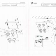 549010804 Пунктум 4*5W LED 220 V люстра IP44 - 549010804 Пунктум 4*5W LED 220 V люстра IP44