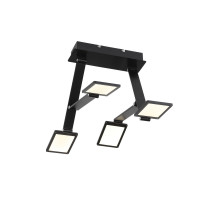 SL841.402.04 Светильник потолочный ST-Luce Черный анодированный/Белый LED 4*8W 4000K