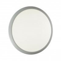 3063/36L VASTA LED SN 037 Светильник пластик/серый LED 36Вт 3000-6000K D400 IP43 пульт ДУ YUKI
