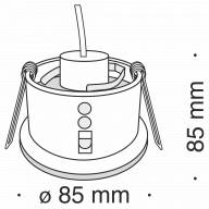 Встраиваемый светильник Technical DL032-2-01W - Встраиваемый светильник Technical DL032-2-01W