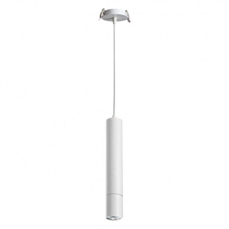 370402 SPOT NT18 282 белый Встраиваемый светильник IP20 GU10 50W 220V PIPE