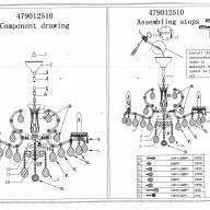 479012510 Даниэль 10*40W E14 220 V люстра - 479012510 Даниэль 10*40W E14 220 V люстра