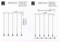609010510 Фленсбург 10*5W LED 220 V люстра