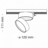 Трековый светильник Technical TR007-1-18W3K-B - Трековый светильник Technical TR007-1-18W3K-B