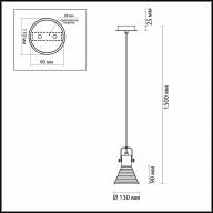 3788/1 MODERNI LN19 161 матовый белый, серебряный Подвес E14 1*40W 220V OLLIE - 3788/1 MODERNI LN19 161 матовый белый, серебряный Подвес E14 1*40W 220V OLLIE