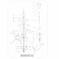 282010712 Сицилия 12*40W Е14 220 V люстра - 282010712 Сицилия 12*40W Е14 220 V люстра