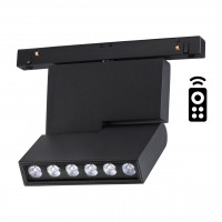 358628 SHINO NT21 051 черный Трековый низковольтный св-к диммируемый с ДУ, со сменой цв.температуры IP20 LED 3000~6500К 12W 48V FLUM