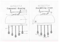 465013714 Жаклин 14*3W LED 220 V люстра (пульт)