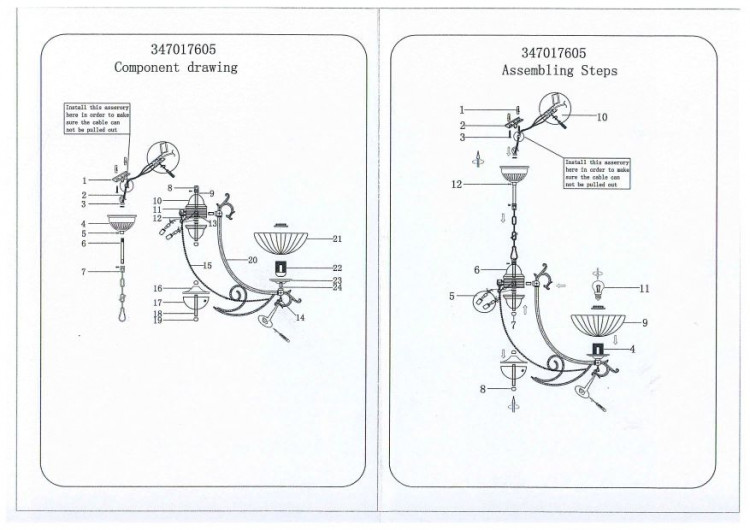 347017605 Фелиция 5*60W E27 220V люстра
