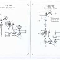 347017605 Фелиция 5*60W E27 220V люстра - 347017605 Фелиция 5*60W E27 220V люстра