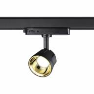 358720 PORT NT21 120 черный/золото Трехфазный трековый светодиодный светильник IP20 LED 4000K 10W 100-265V KNOF - 358720 PORT NT21 120 черный/золото Трехфазный трековый светодиодный светильник IP20 LED 4000K 10W 100-265V KNOF