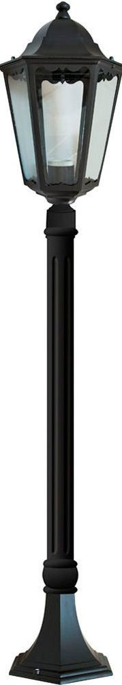 Светильник садово-парковый Feron 6210 столб 100W E27 230V, черный