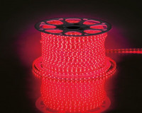 Cветодиодная LED лента Feron LS704, 60SMD(2835)/м 4.4Вт/м  100м IP65 220V красный
