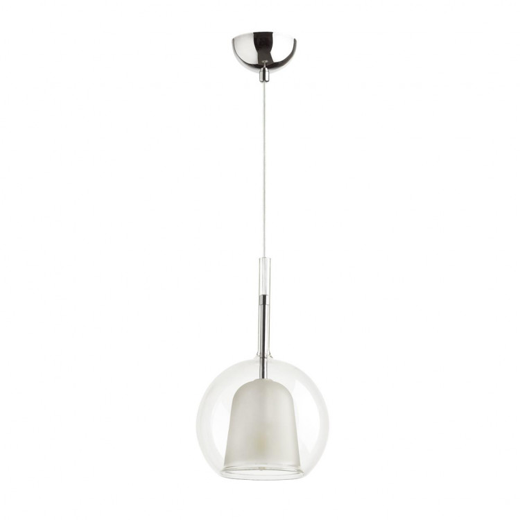 4699/1 PENDANT ODL20 305 хром/прозрачный Подвес E14 1*40W LEVA