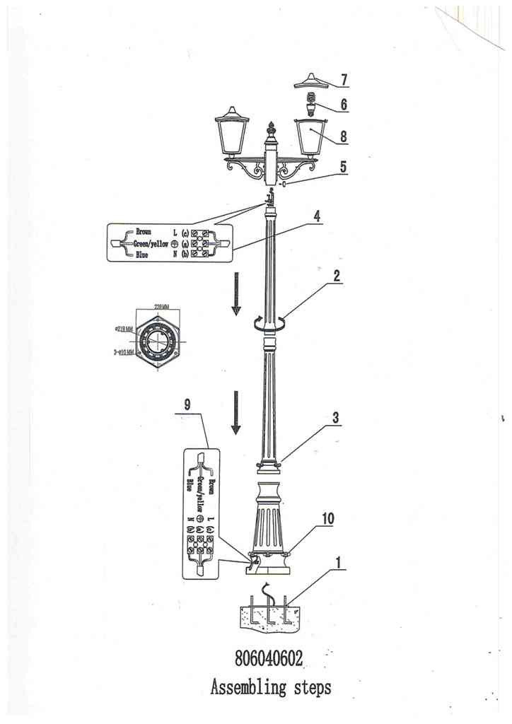 806040602 Телаур 2*60W E27 220 V IP44 светильник