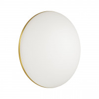 3043/AL TAN SN 025 Светильник пластик/белый/золотистый LED 18Вт 4000К D280 IP43 LASSA
