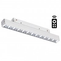 358621 SHINO NT21 050 белый Трековый низковольтный св-к диммируемый с ДУ, со сменой цв.температуры IP20 LED 3000~6500К 12W 48V FLUM