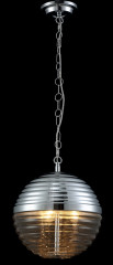 Подвесной светильник Crystal Lux ALBERTO SP3 CHROME/TRANSPARENTE-44267 в форме шара