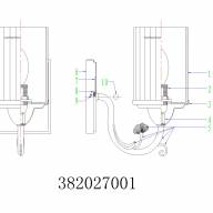 382027001 Айвенго 1*40W Е14 220 V бра - 382027001 Айвенго 1*40W Е14 220 V бра