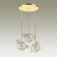 4640/36LA L-VISION (В 3-Х КОРОБКАХ) ODL21 331 золотой/прозрачный Люстра LED 36W 4000K BUBBLES - 4640/36LA L-VISION (В 3-Х КОРОБКАХ) ODL21 331 золотой/прозрачный Люстра LED 36W 4000K BUBBLES
