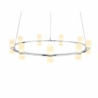 SL799.103.09 Люстра подвесная ST-Luce Хром/Белый LED 9*4W - SL799.103.09 Люстра подвесная ST-Luce Хром/Белый LED 9*4W